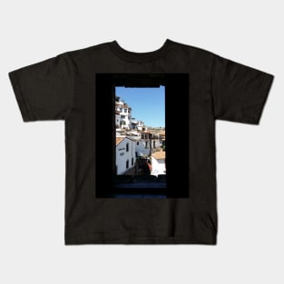 taxco the historic ancient mexican city in ecopop landscape panorama photo Kids T-Shirt